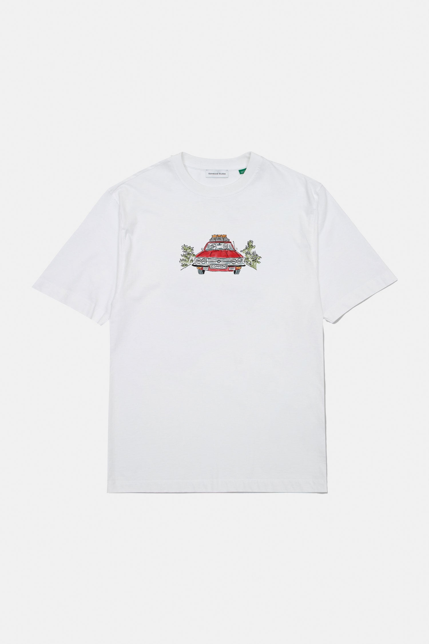 Tシャツ・カットソー EDMMOND STUDIOS HOLIDAY AUTO T-SHIRT HOLIDAY AUTO WHITE – edmmond.com