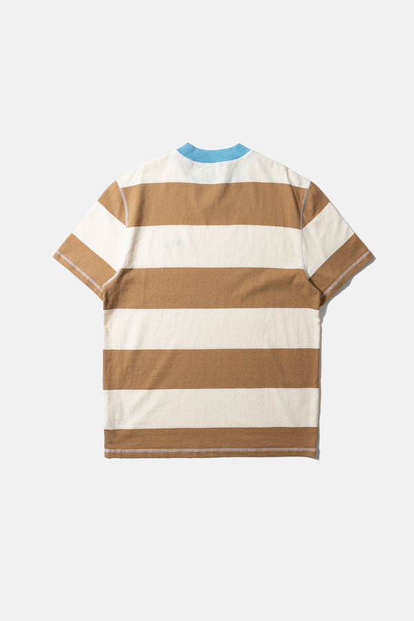 STRIPED TOP BROWN