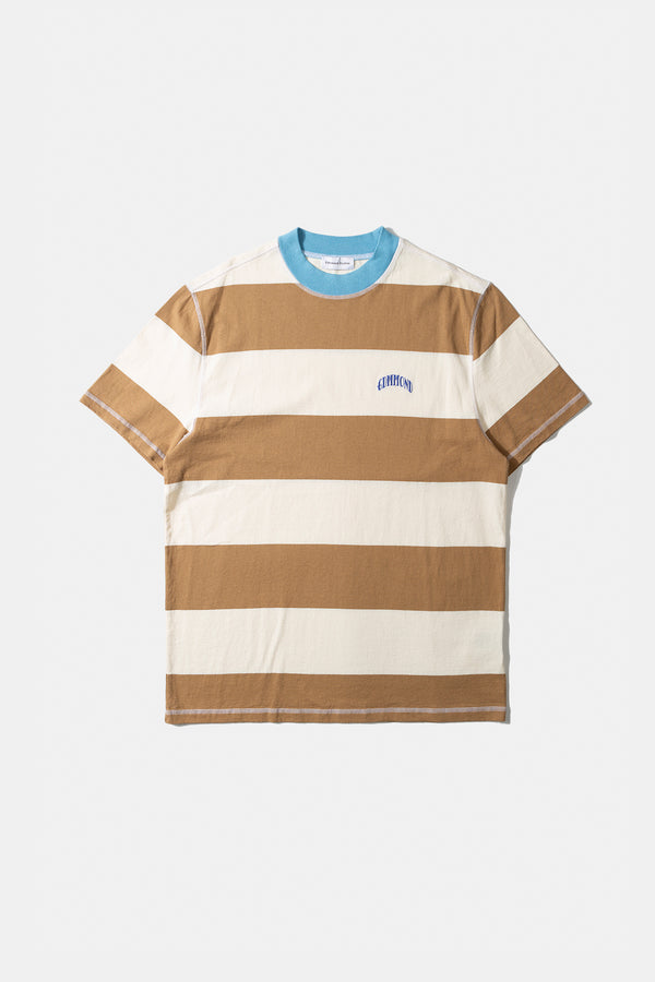STRIPED TOP BROWN