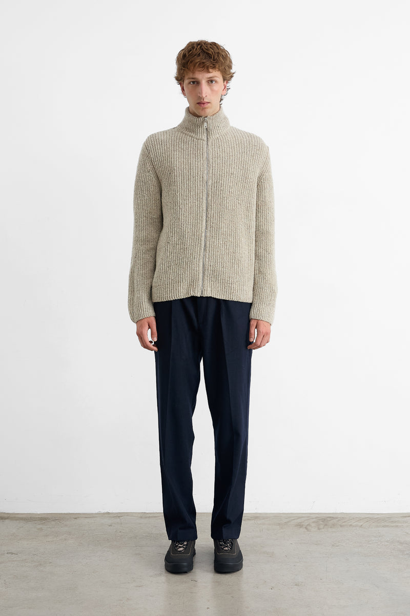PARIS CARDIGAN LIGHT GREY MELANGE