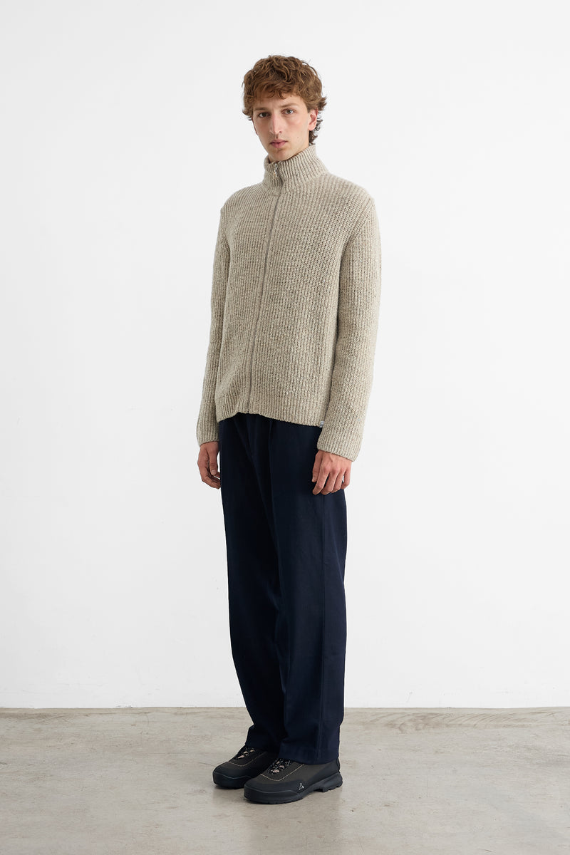 PARIS CARDIGAN LIGHT GREY MELANGE