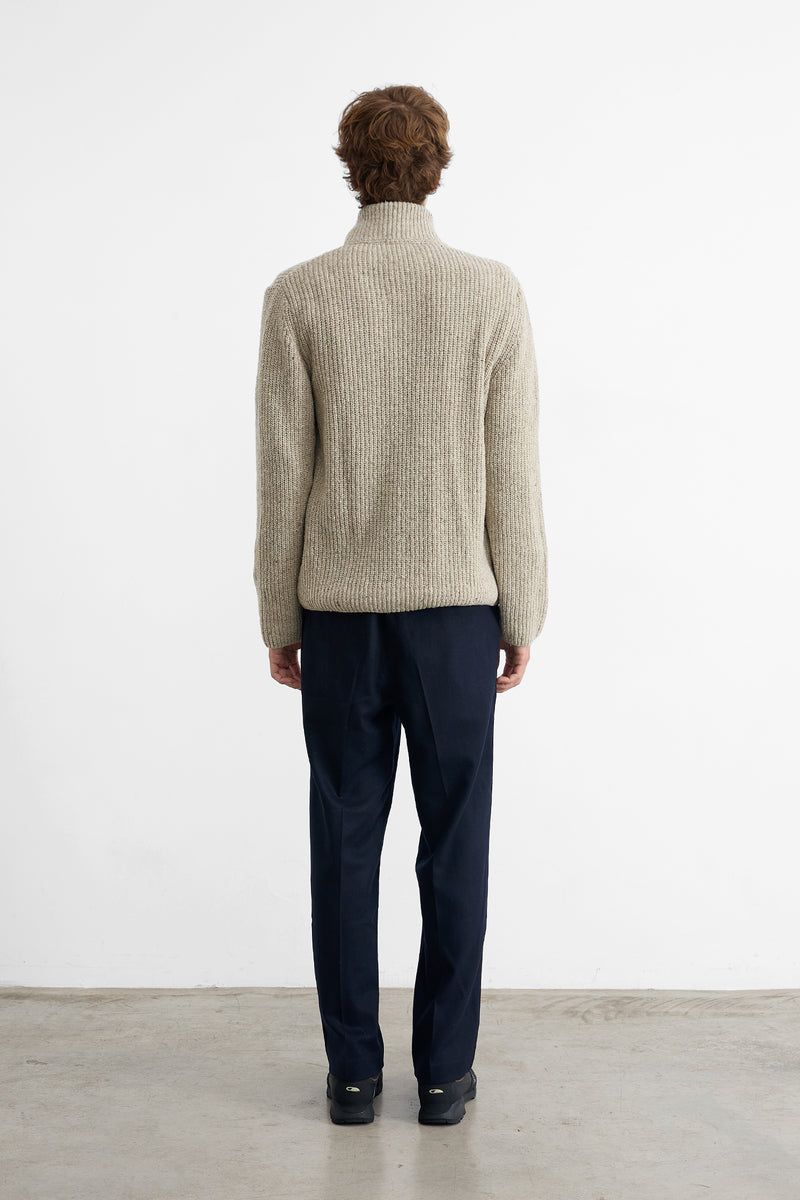 PARIS CARDIGAN LIGHT GREY MELANGE