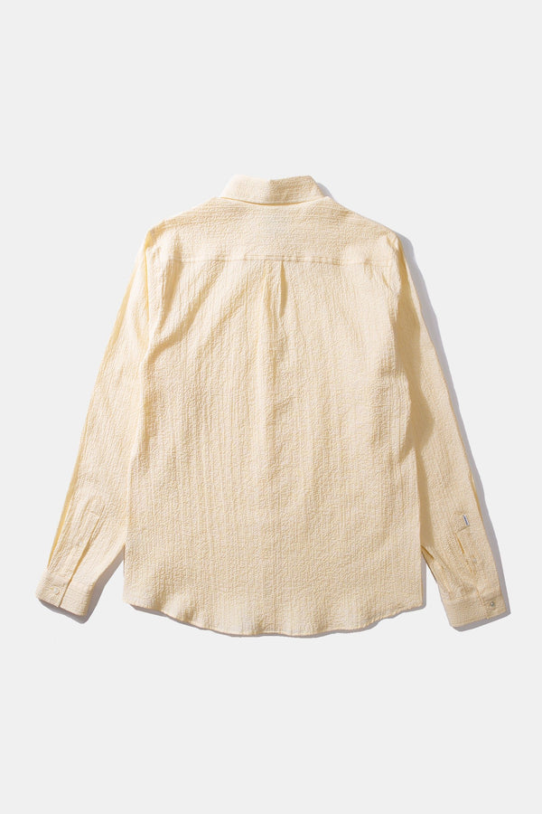 SEERSUCKER SHIRT LIGHT YELLOW