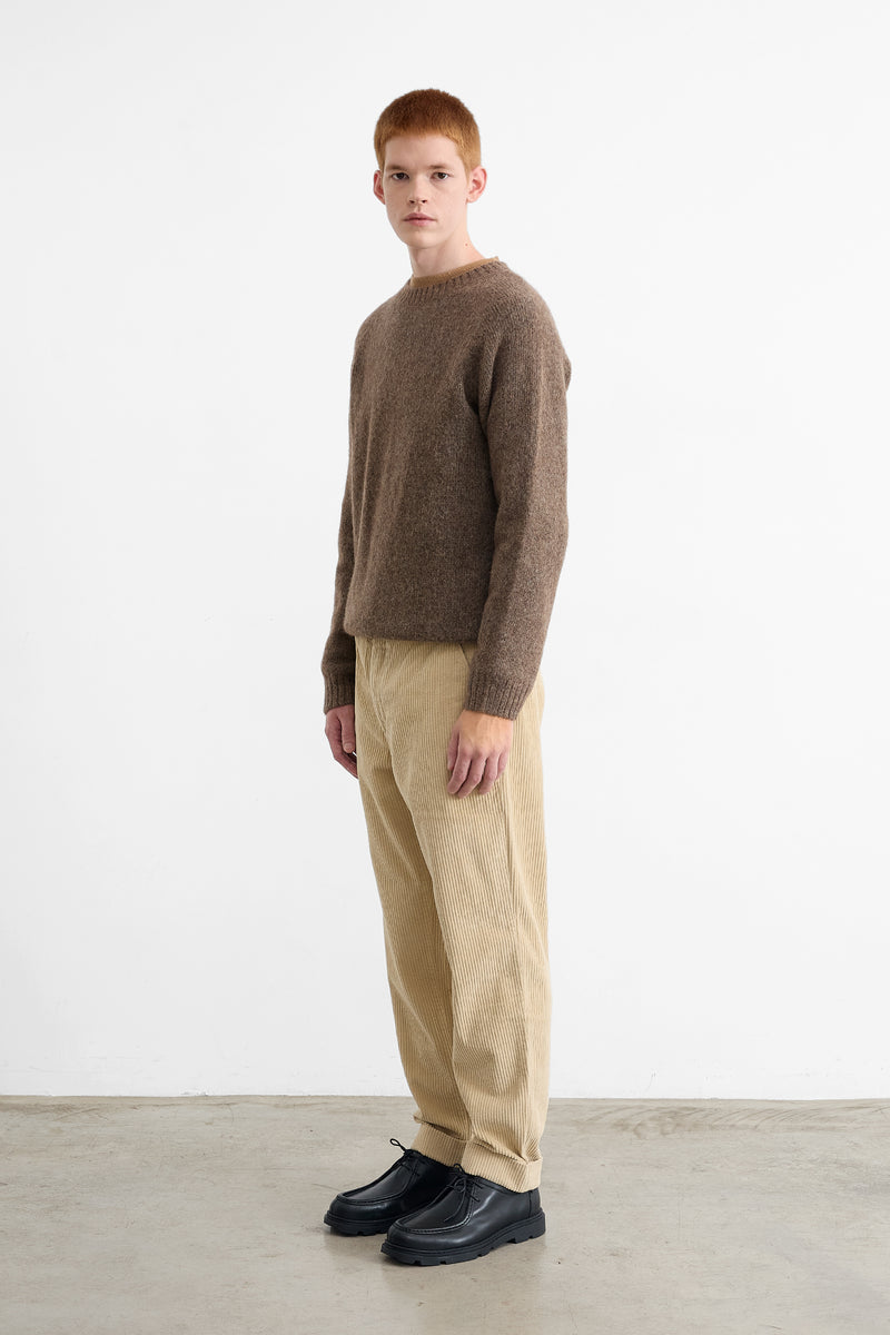 GLASGOW SWEATER CHOCOLATE