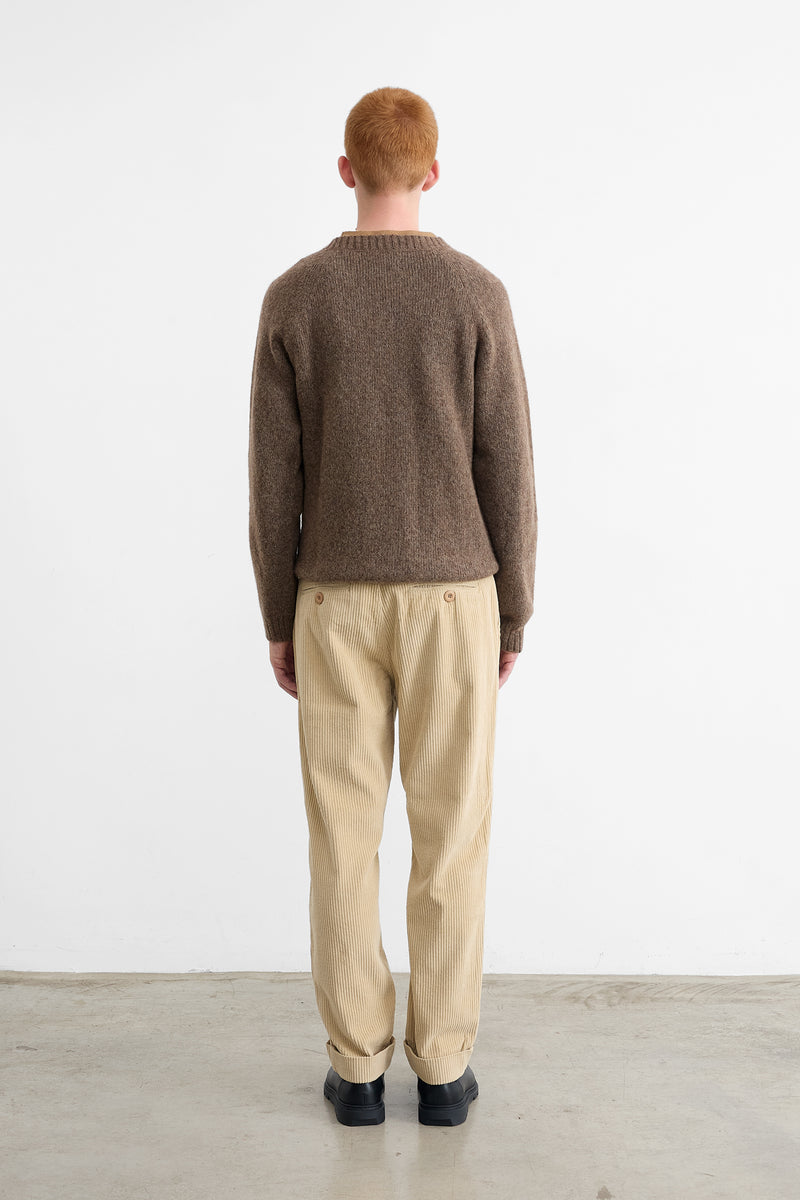 GLASGOW SWEATER CHOCOLATE