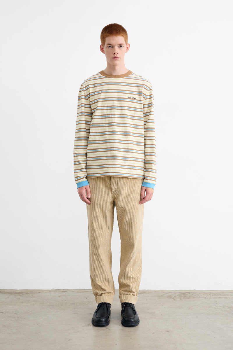 LOGO STRIPES LS OFF WHITE