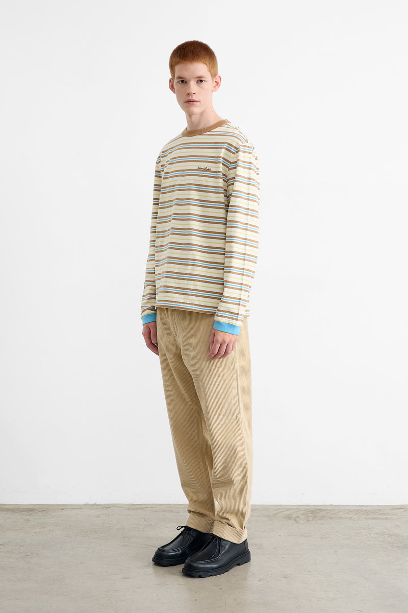 LOGO STRIPES LS OFF WHITE