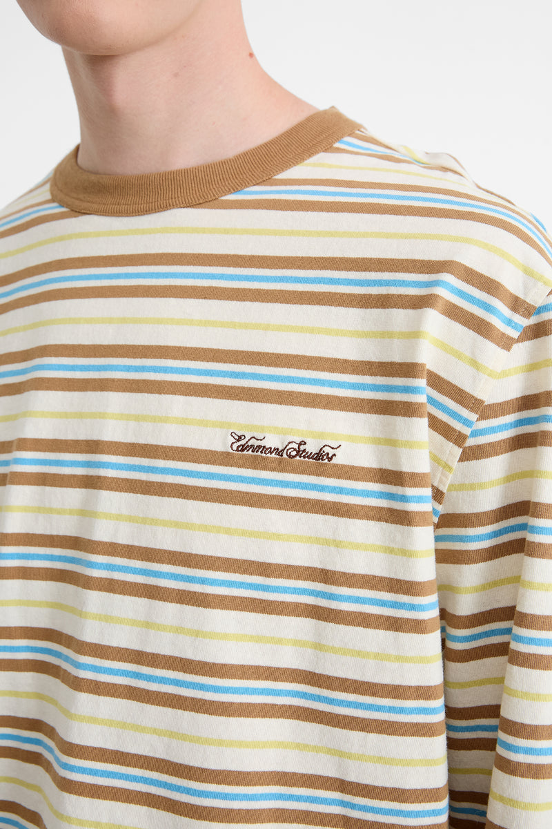 LOGO STRIPES LS OFF WHITE