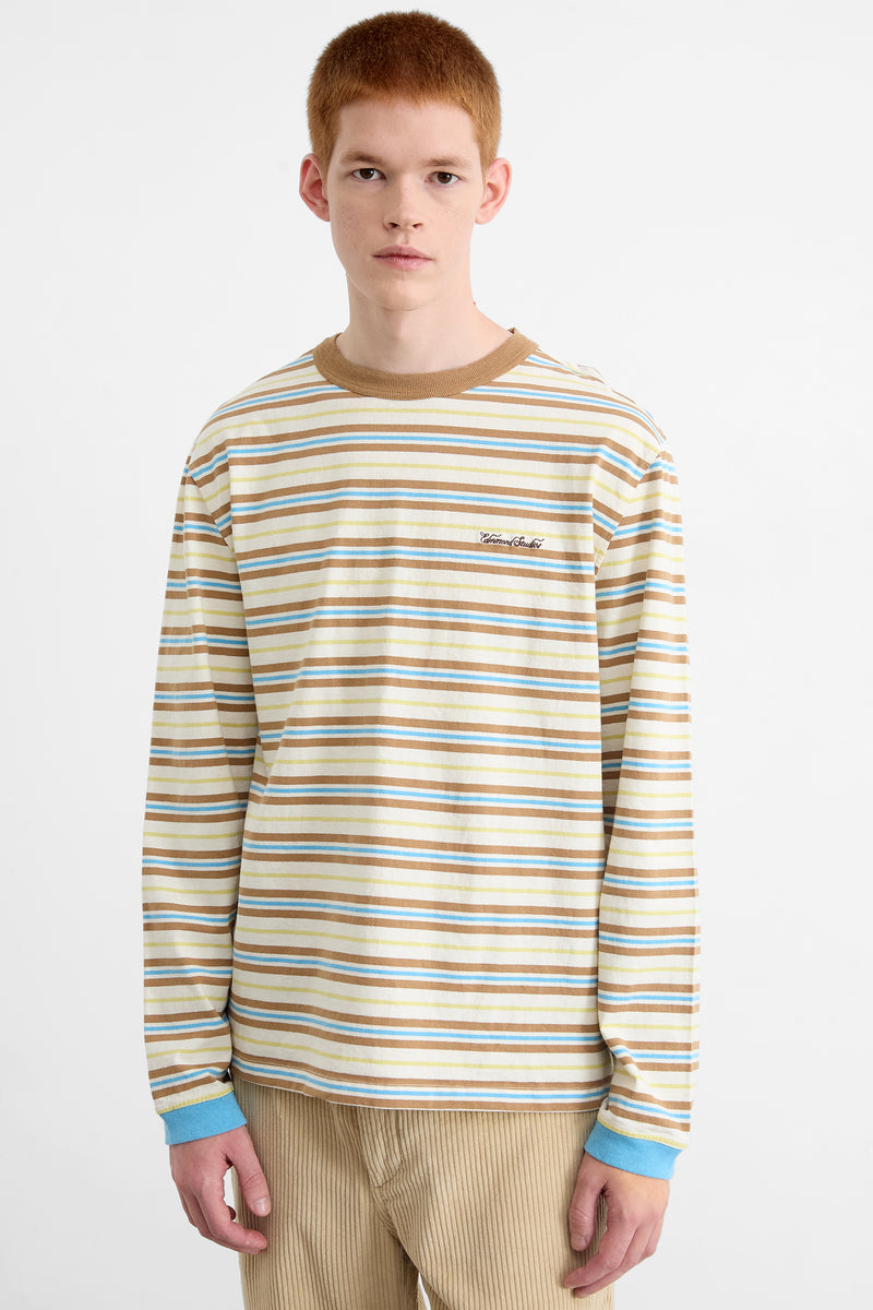 LOGO STRIPES LS OFF WHITE