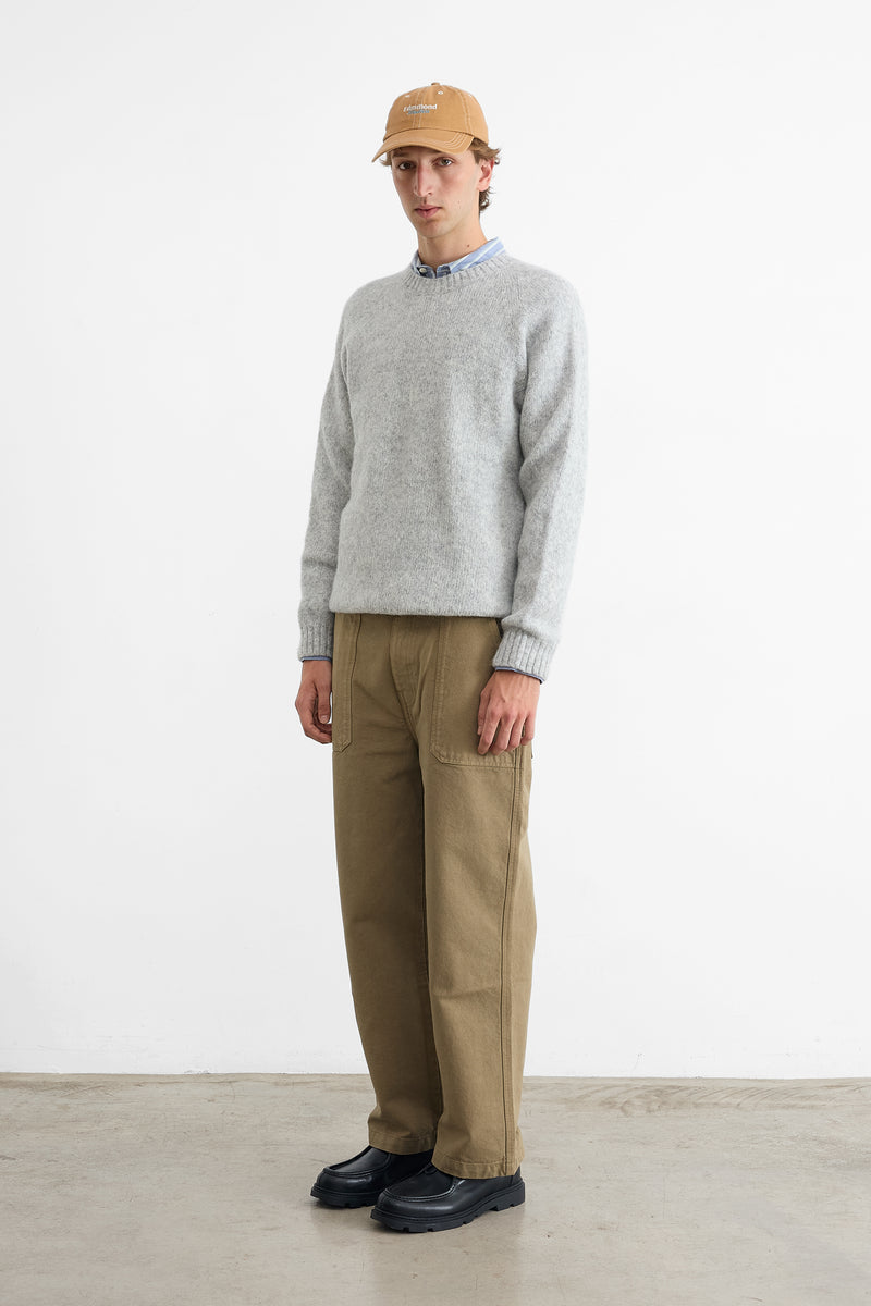 GLASGOW SWEATER LIGHT GREY MELANGE