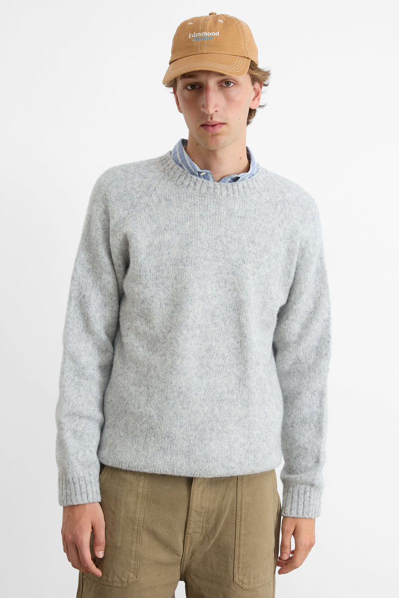 GLASGOW SWEATER LIGHT GREY MELANGE