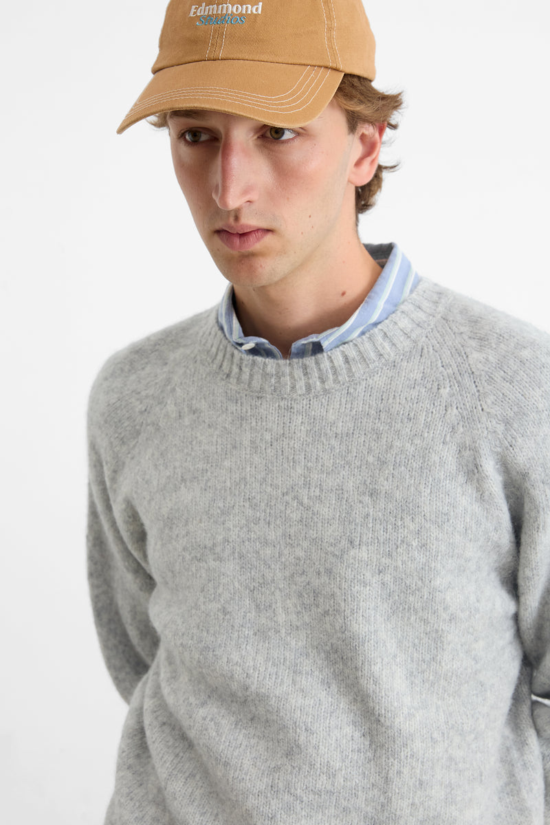 GLASGOW SWEATER LIGHT GREY MELANGE