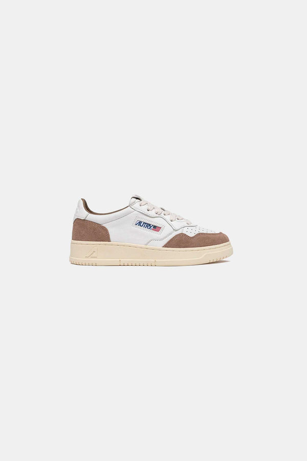 Autry: Medalist Wht/Tobacco Check
