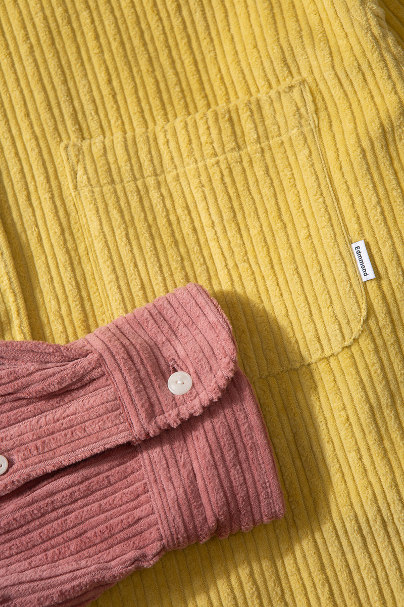 BLOCK FRENCH CORD plain salmon