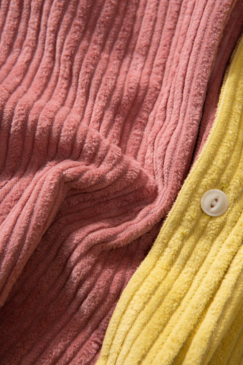 BLOCK FRENCH CORD plain salmon