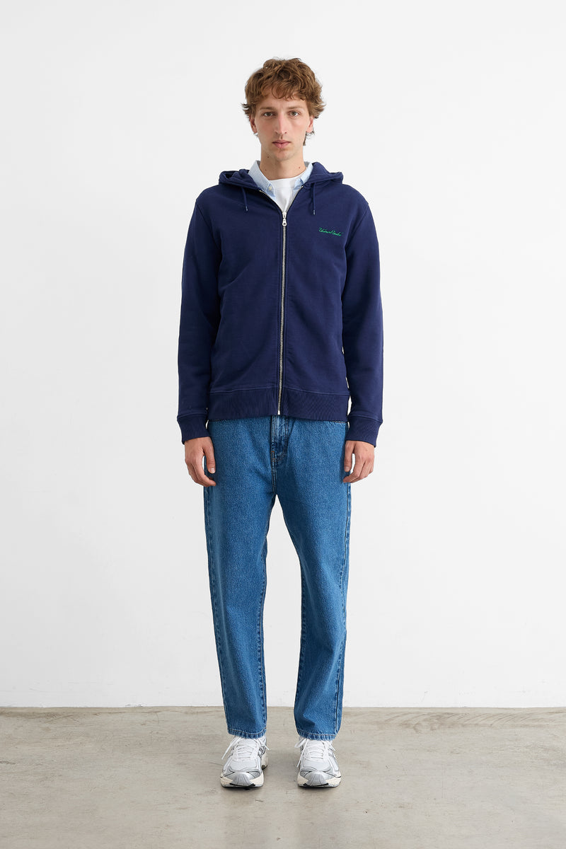 LYLES ZIP HOODIE NAVY