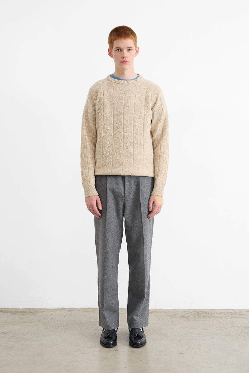 JACK PANT GREY MELANGE