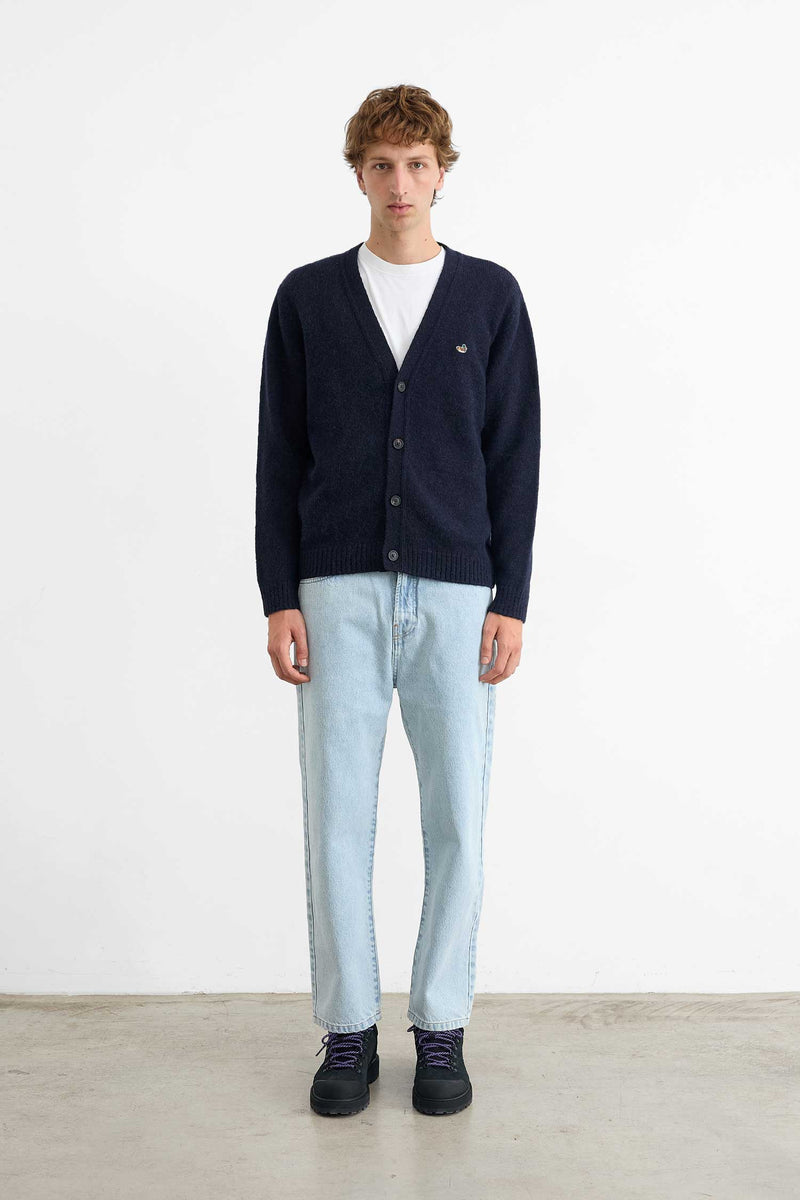 DUCK PATCH CARDIGAN NAVY