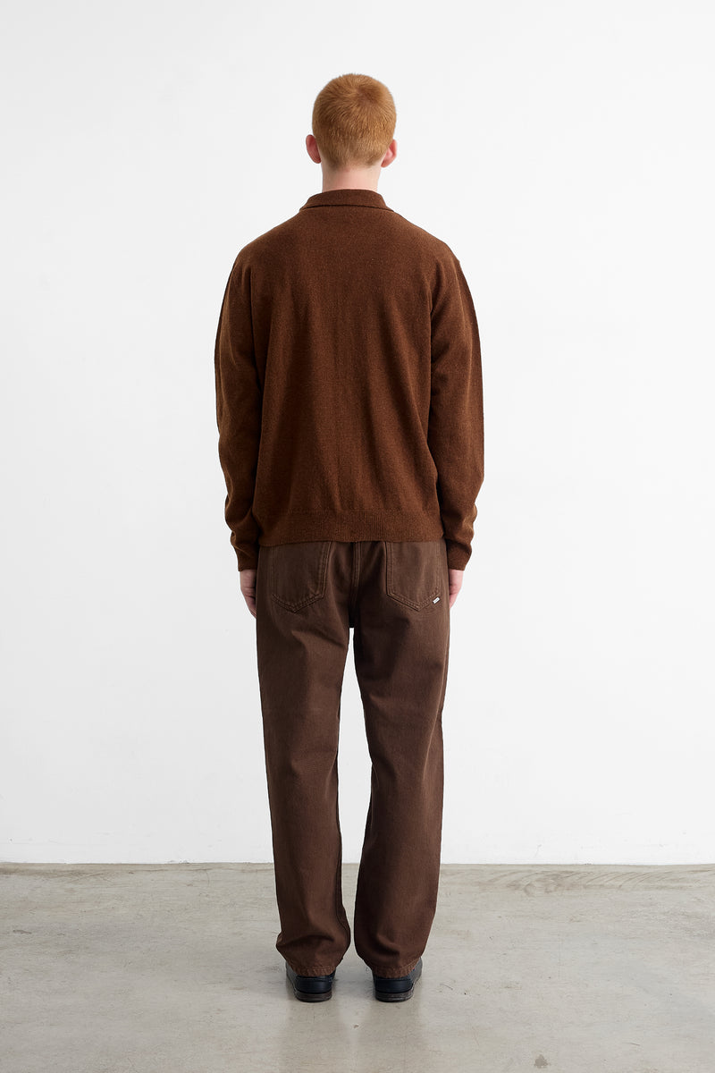 DOPPEL CARDIGAN CHOCOLATE
