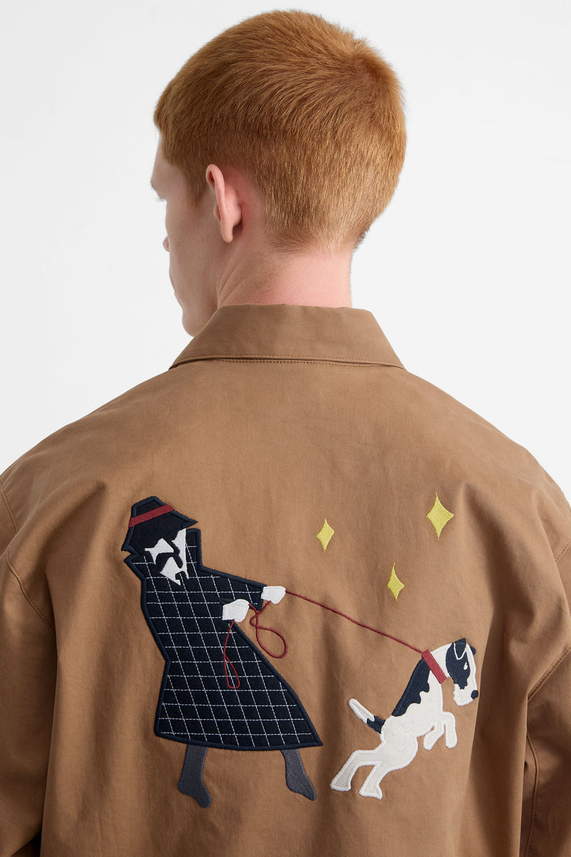 WALKER JACKET BROWN