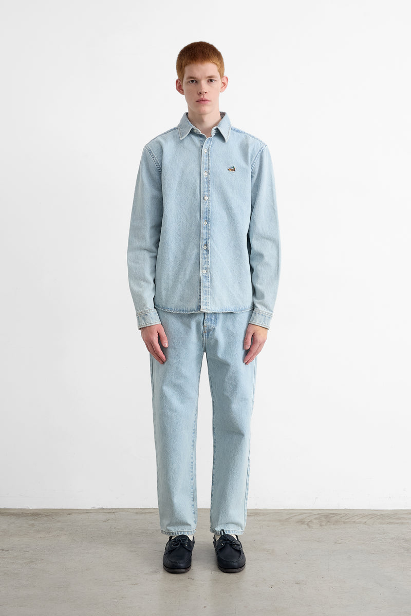 DUCK PATCH DENIM BLEACH