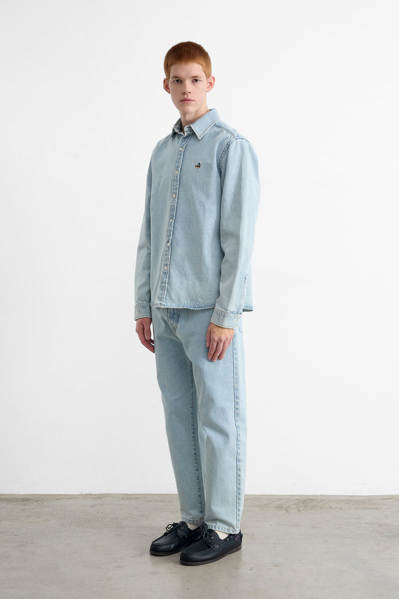 DUCK PATCH DENIM BLEACH