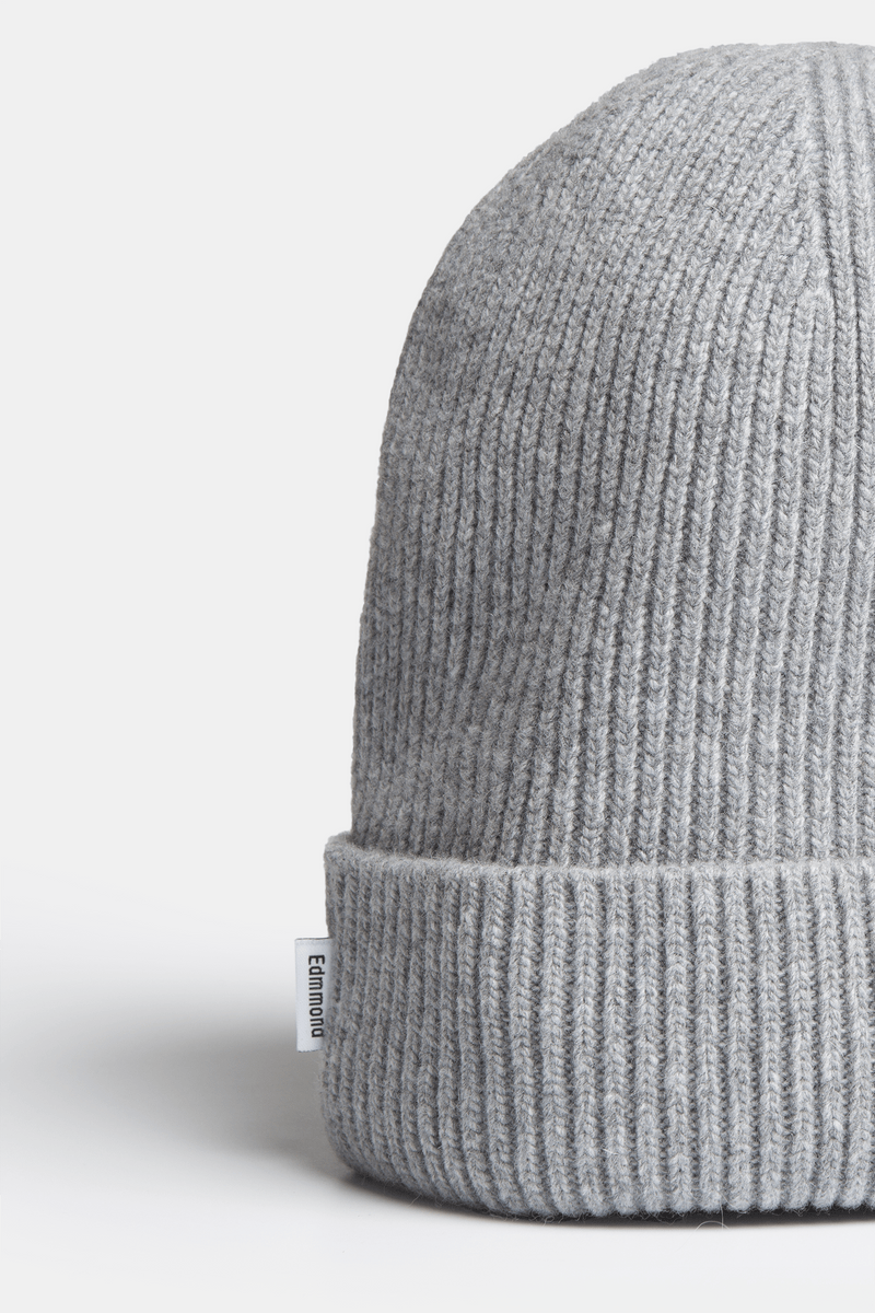 BEANIE LIGHT GREY MELANGE