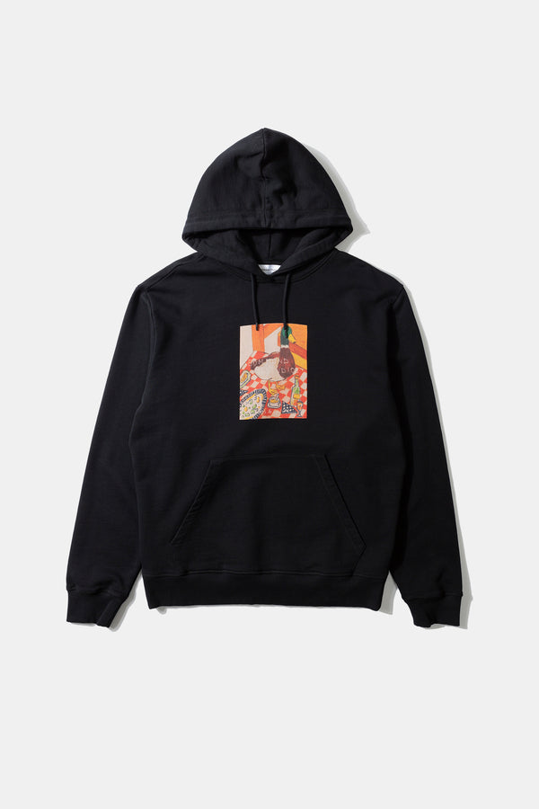 CUTE DUCK HOODIE BLACK
