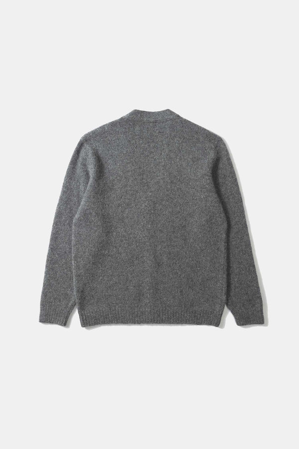 DUCK PATCH CARDIGAN GREY