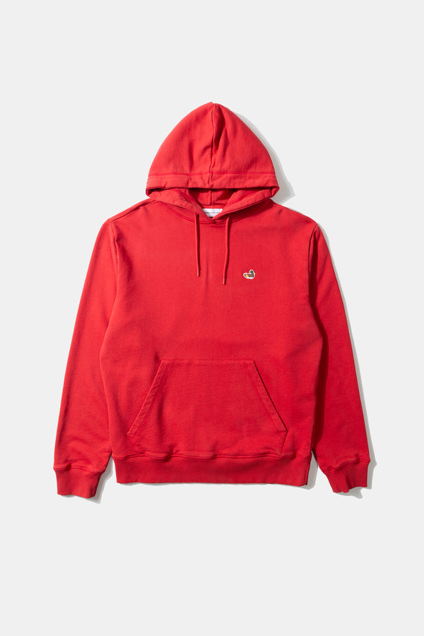 DUCK PATCH HOODIE BORDEAUX