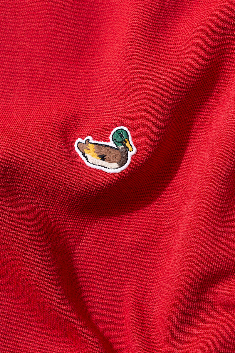 DUCK PATCH HOODIE BORDEAUX