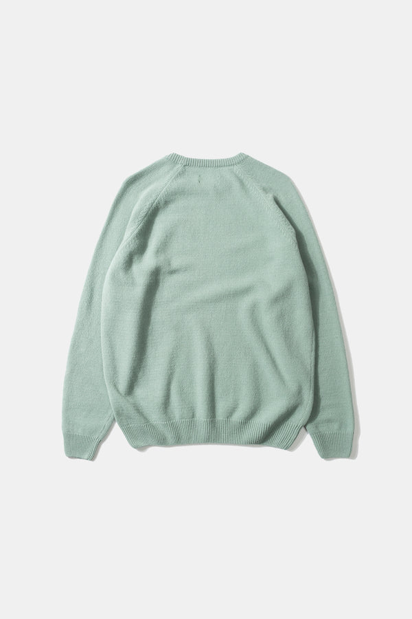 DUCK PATCH SWEATER SAGE GREEN
