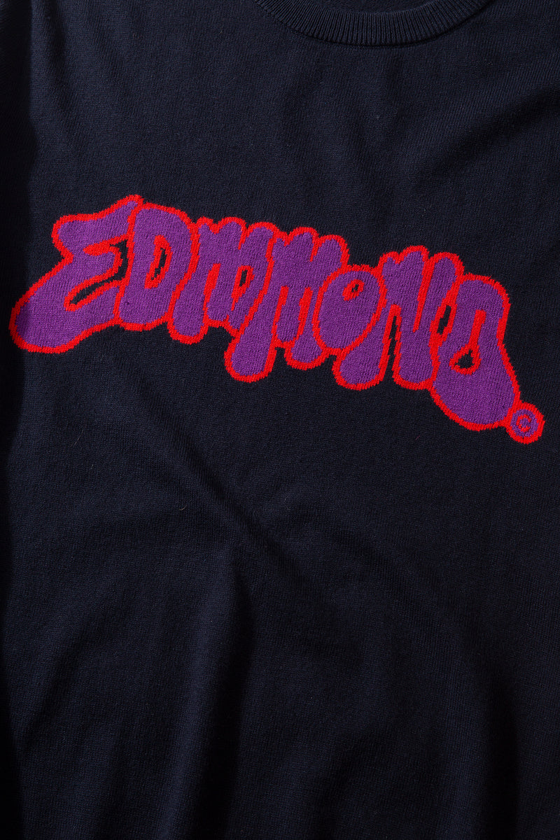 EDMMOND BUBBLE SWEATER NAVY