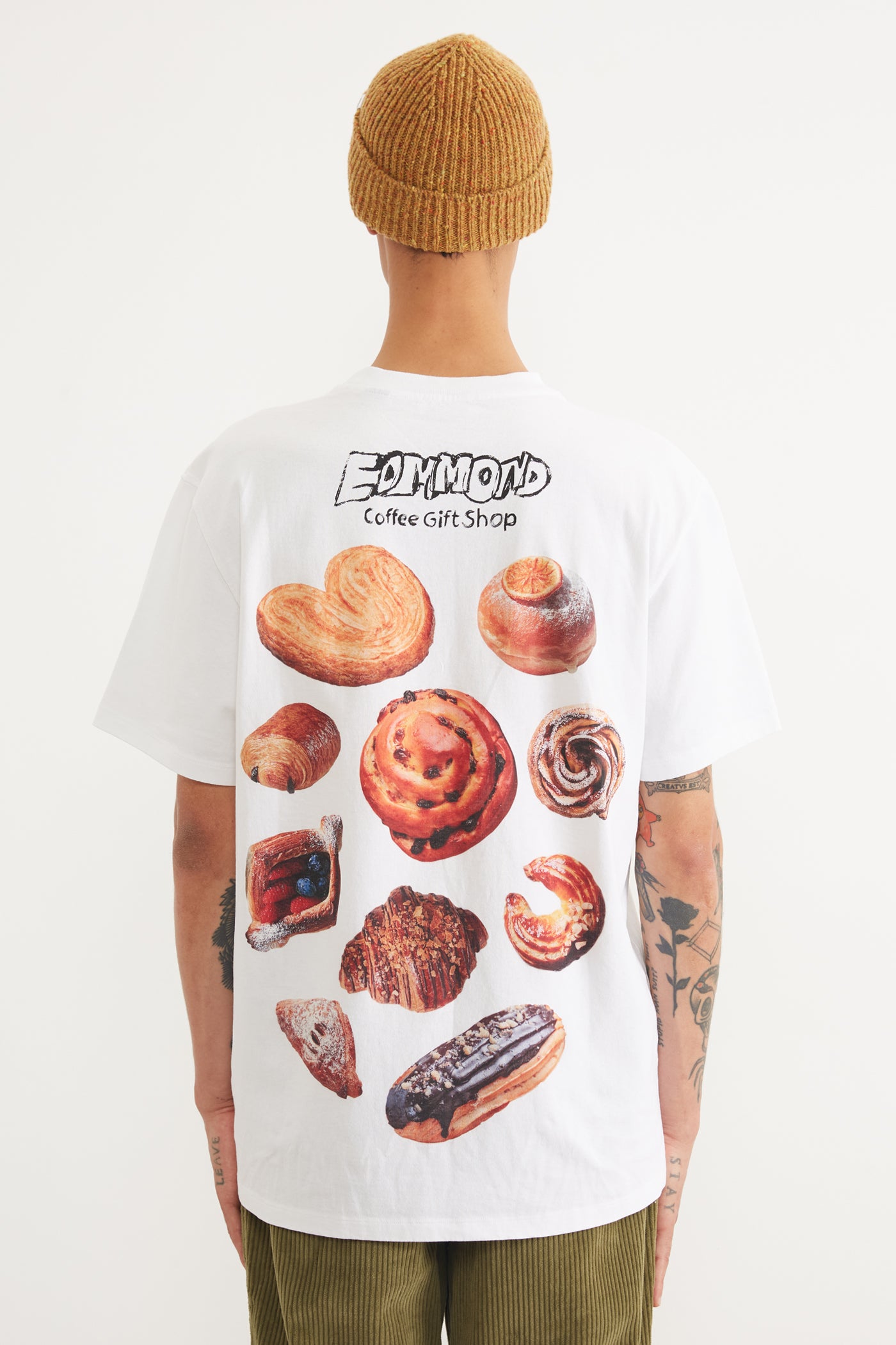 Tシャツ・カットソー EDMMOND STUDIOS EDMMOND SOUVENIRS T-SHIRT GARDEN WHITE – edmmond.com
