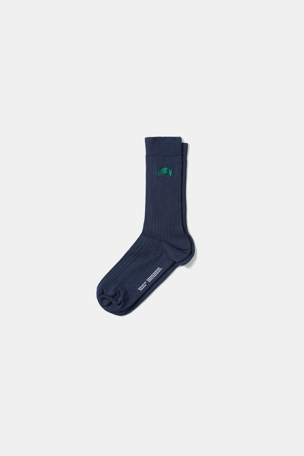 EDMMOND CORE LOGO SOCKS NAVY