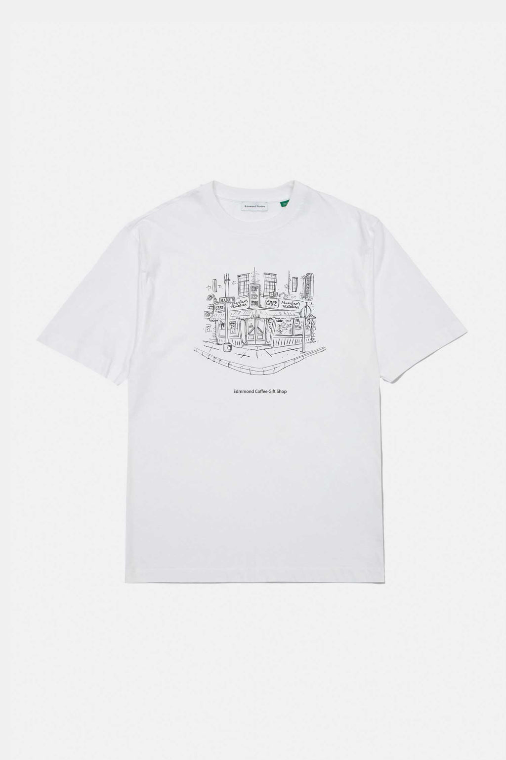 Tシャツ・カットソー EDMMOND STUDIOS EDMMOND SOUVENIRS T-SHIRT Edmmond Studios EDMMOND SOUVENIRS TEE White Mens Shortsleefe