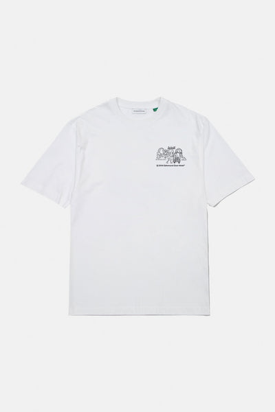 Tシャツ・カットソー EDMMOND STUDIOS EDMMOND GRAN MOTEL GROUP T-SHIRT Edmmond Studios Mens Graphic Gran Motel T Shirt Tee Dark Green