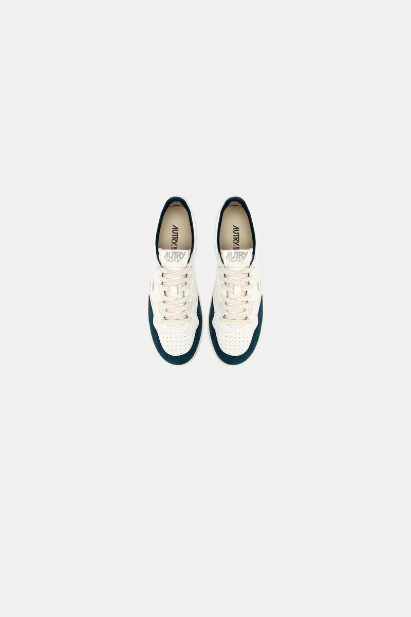 AUTRY MEDALIST LOW MAN - GOAT/SUEDE WHT/CAPRI  AULMGS41