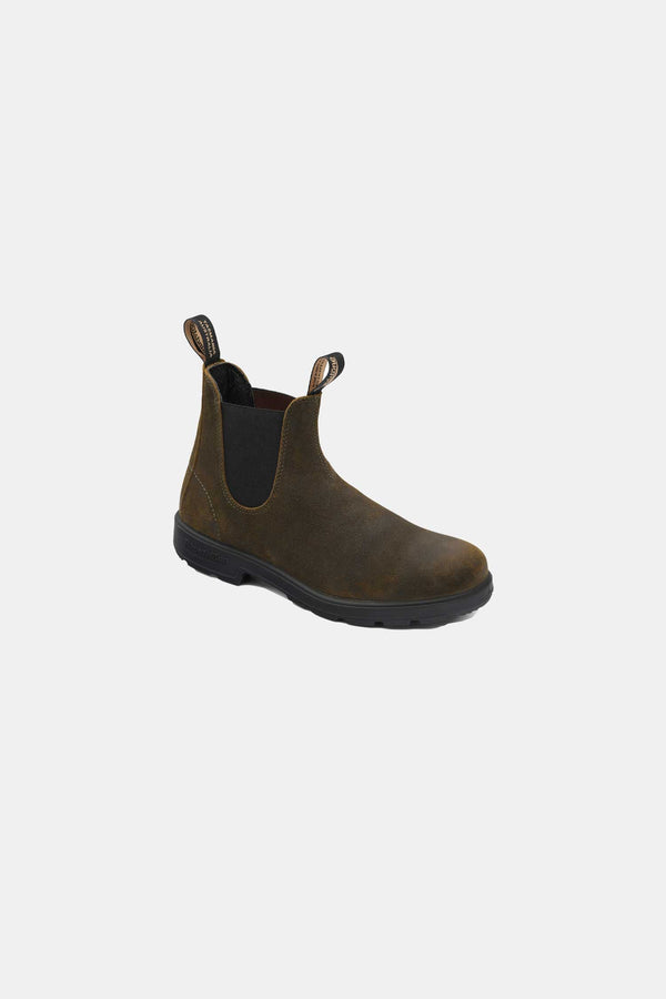 BLUNDSTONE 1615 DARK OLIVE WAXED SUEDE