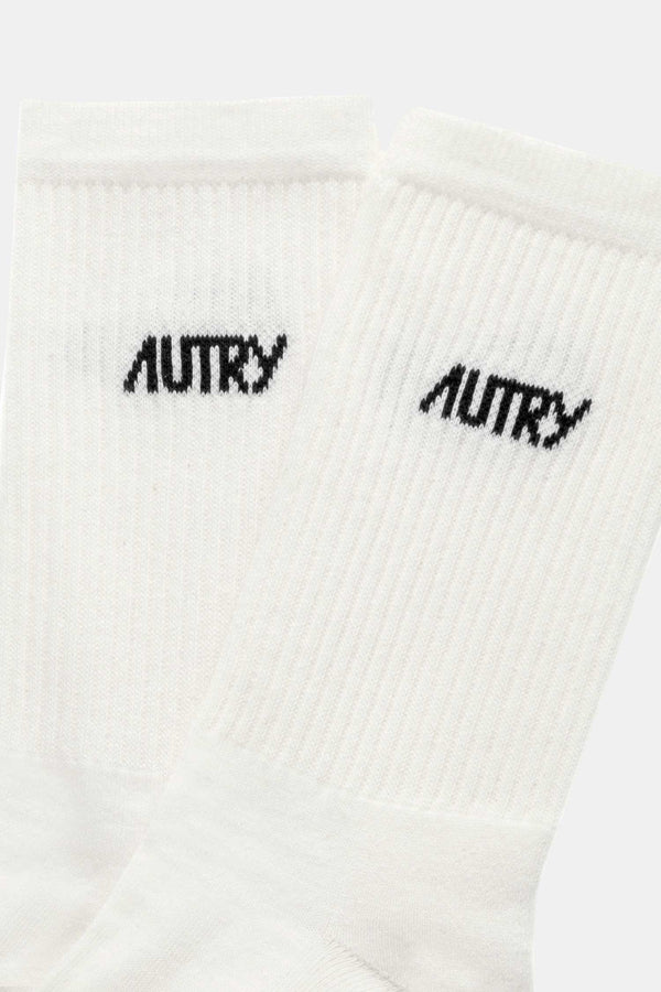 AUTRY SOCKS STARS CREAM/BLACK