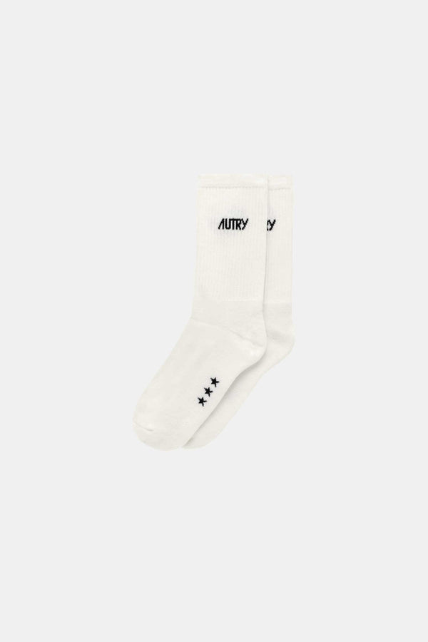 AUTRY SOCKS STARS CREAM/BLACK