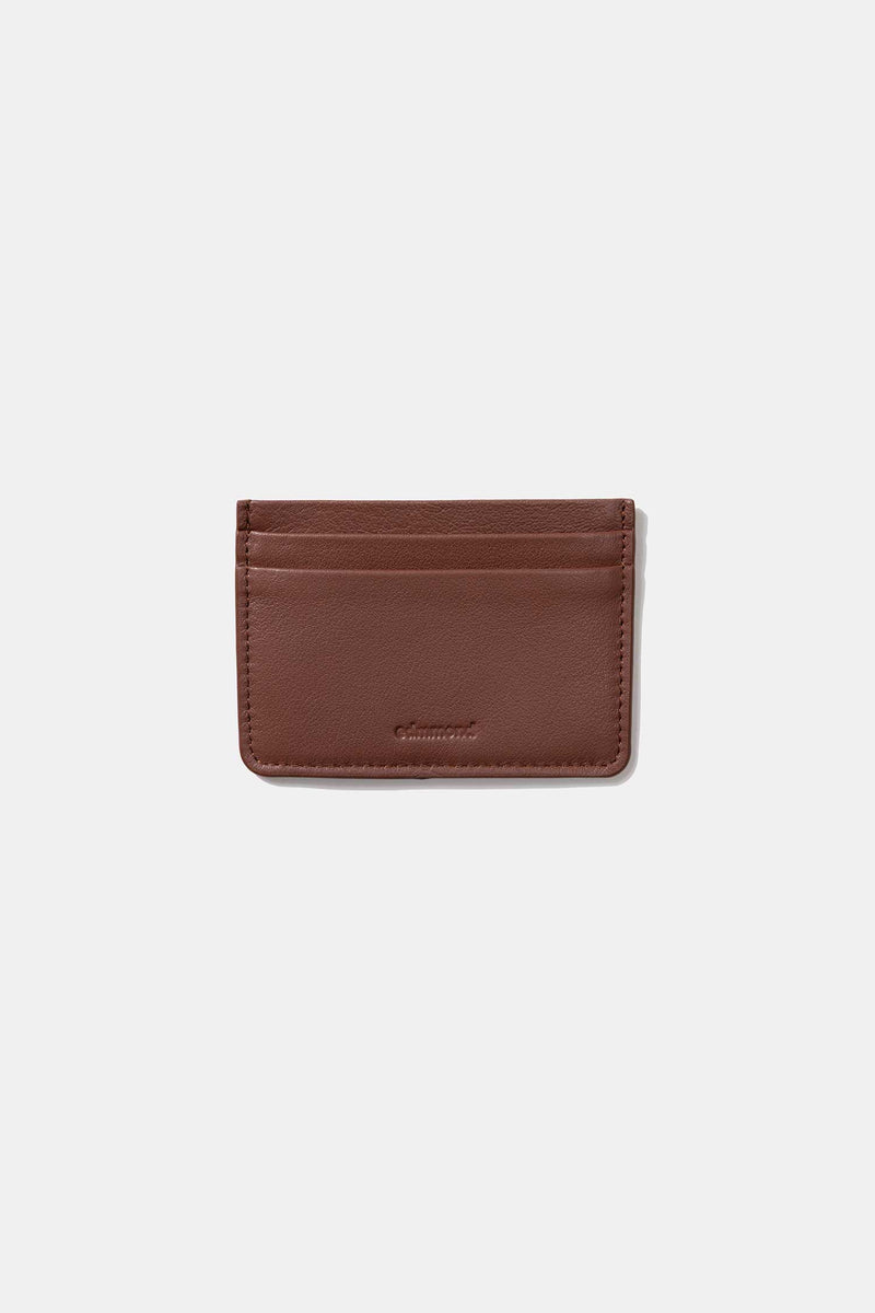 FOLD CARD HOLDER BROWN