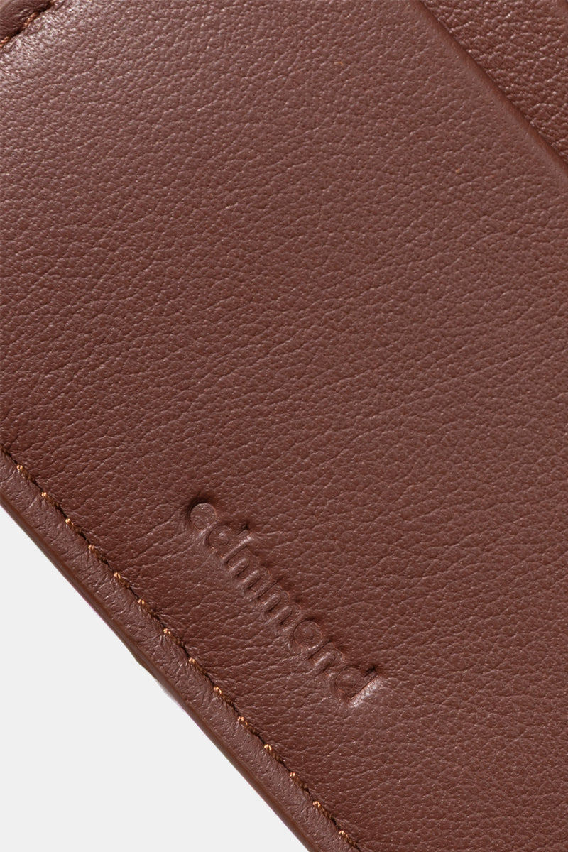 FOLD CARD HOLDER BROWN