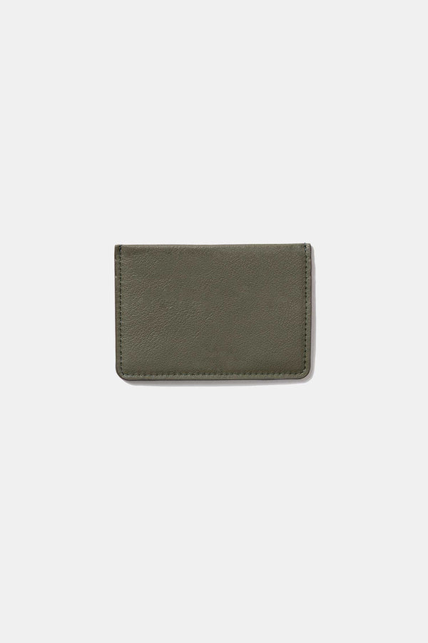 FOLD CARD HOLDER DK GREEN