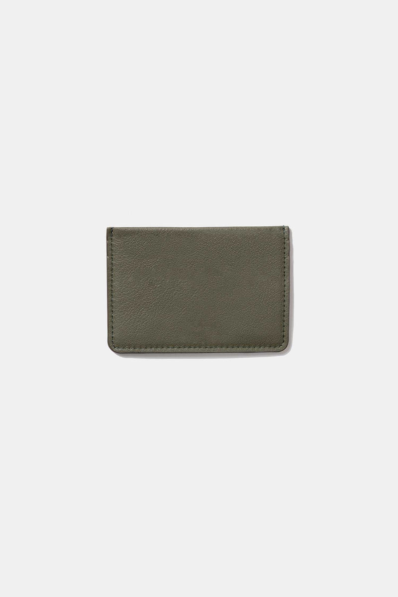FOLD CARD HOLDER DK GREEN
