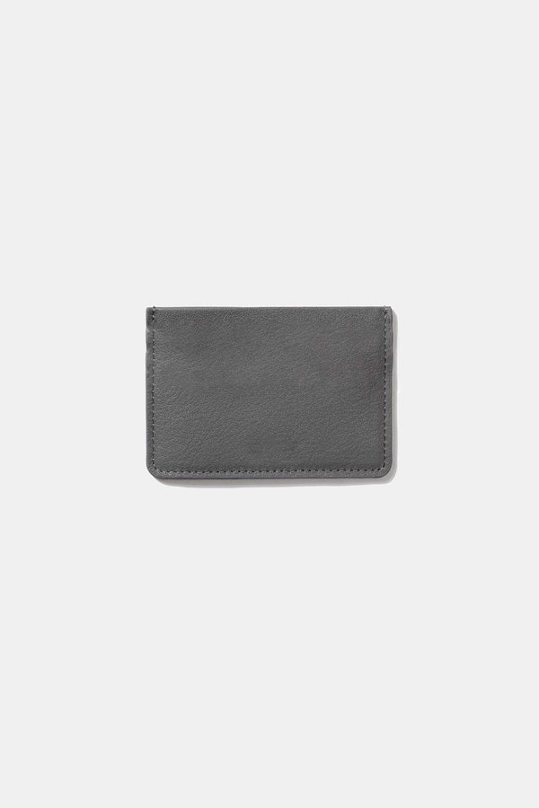 FOLD CARD HOLDER DK GREY
