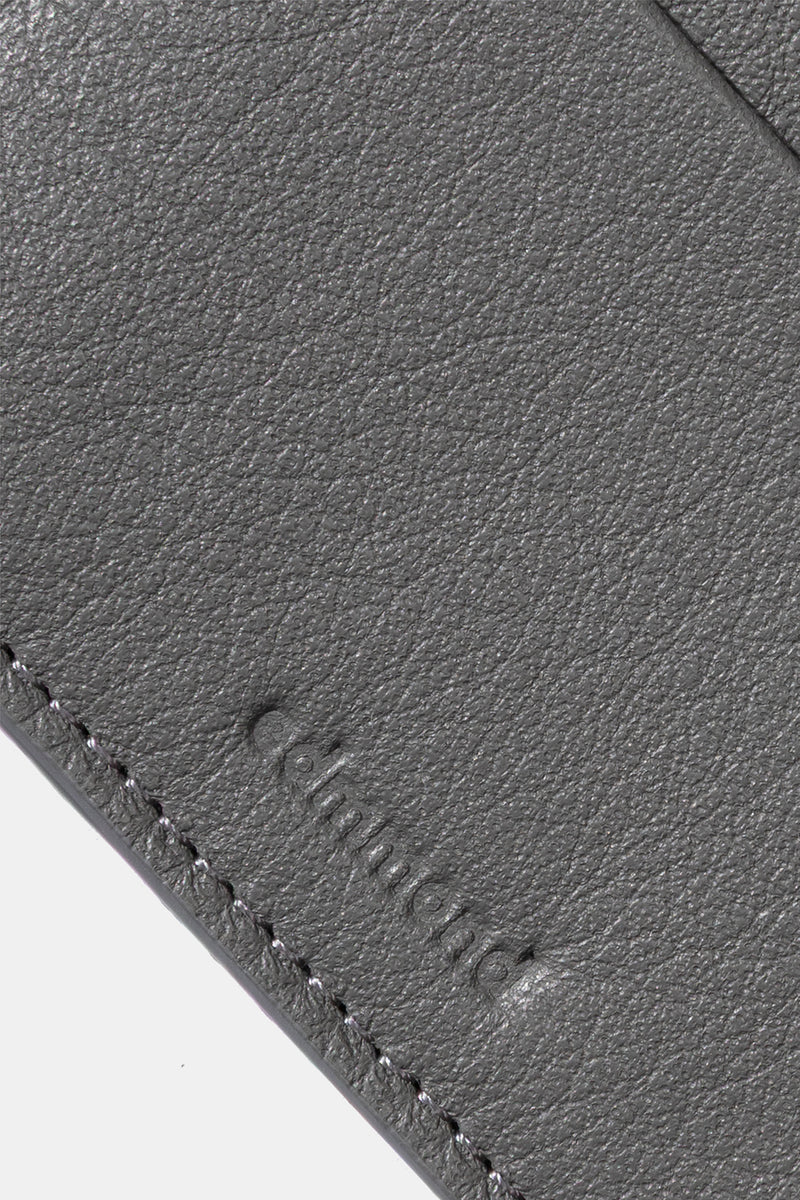 FOLD CARD HOLDER DK GREY