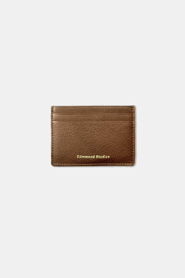 FOLD CARD HOLDER BROWN