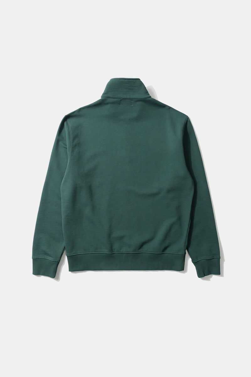 HALF ZIP DK GREEN