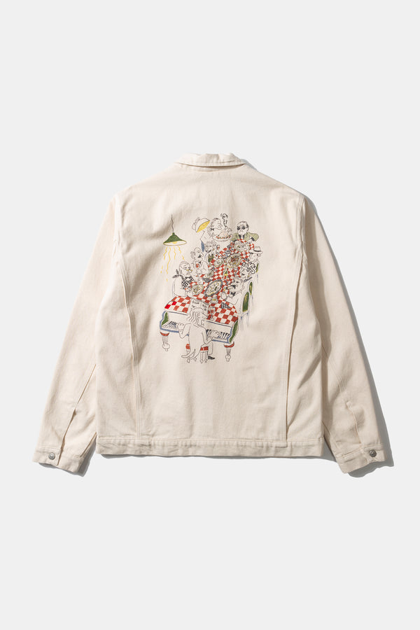 PIANO BAR JACKET plain off white
